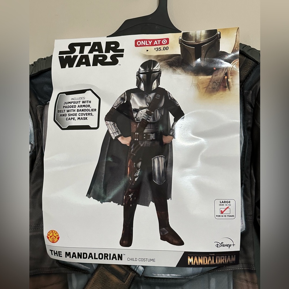 Star Wars The Mandalorian Kids Costume - Black & Silver